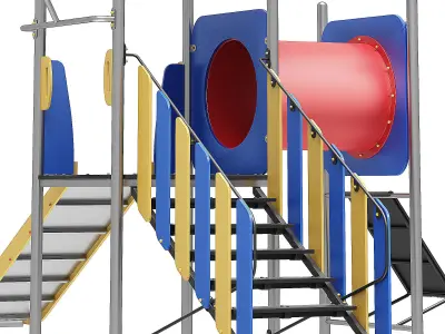 children s playground 03 3D model