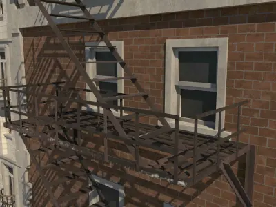 Building new york Low-poly 3D model