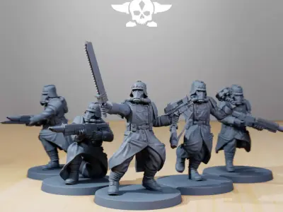 GrimGuard Trench Runners 3D print model