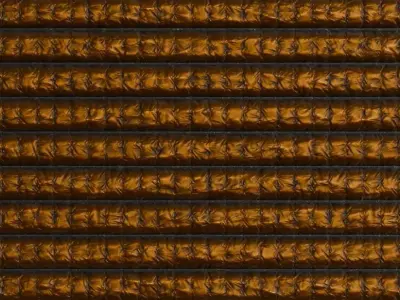 Real Brown Sci-Fi Hose PBR Seamless Texture