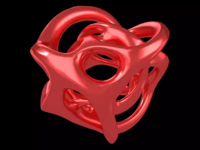 Abstract Shape v40 005 Low-poly 3D model
