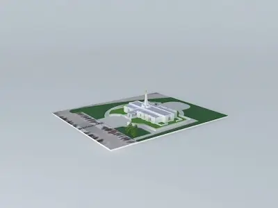 LDS. Temple Oklahoma City. Templo Mormon. 95th. operating tem... Free 3D model