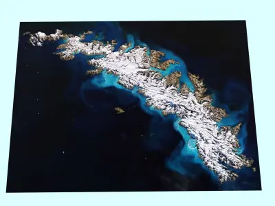 South Georgia Island 3D model