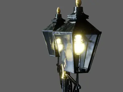 old street light 3D model