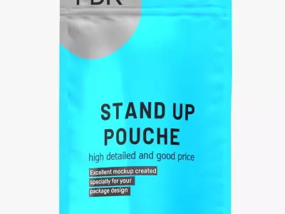 stand up pouch v9 PBR 3D model