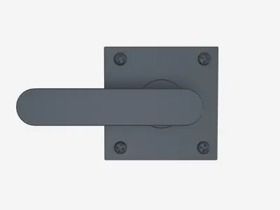 Gate Handle Horizontal 3D model