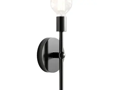 Haleigh 1 Light Dimmable Wallchiere 3D model