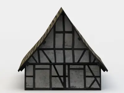 Third floor Low-poly 3D model