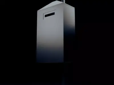 Mailbox 3D model 2