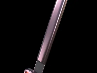 Skincare Wand Cinema 4D and Octane 3D model