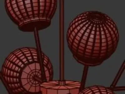 Proto Chandelier 3D model