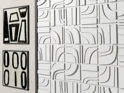 Decorative panel 3D model