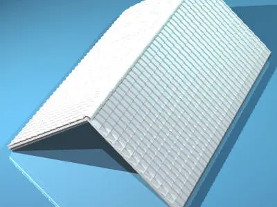 Roof tiles 3D model