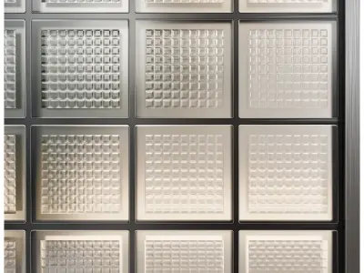 Glass Italia glass blocks 3D model