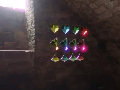 Crystals crystal heart Free 3D model