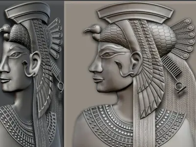 Cleopatra queen -  last  pharaoh of Egypt 3D print model purchase