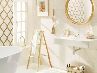 Travertine Ivory Linear Marble Texture  Texture