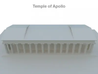 Temple of Apollo 3D model