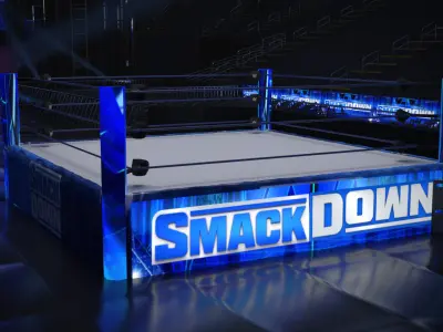 WWE Stadium Low-poly 3D model