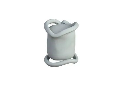 SciFi Shape Object Low Poly 115 Low-poly 3D model