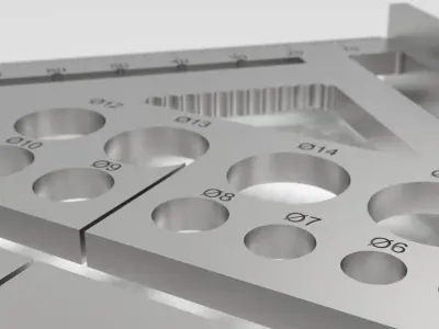 Ultimate Multi Functional Carpenters Square 3D print model