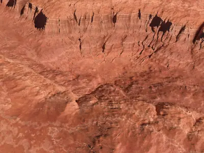 Canyon valley 3D model