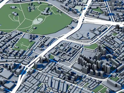 The Istana Singapore Presidential Palace Heritage Building 3D model