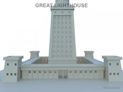 Great Light House of Alexandria 3D model