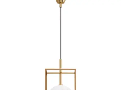 Pendant Light QUATY by Romatti White 3D model