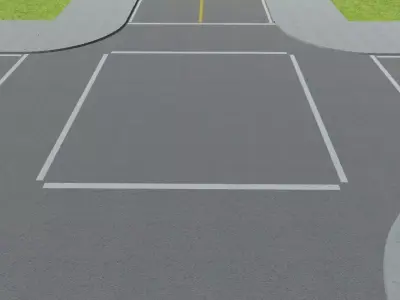 Modular Street Low-poly 3D model purchase
