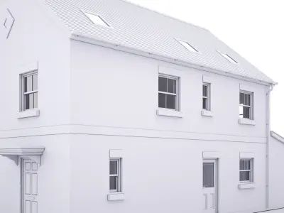 British House Theale D 3D model