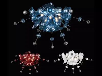 89302x Celesta Lightstar Ceiling Lamp 3D model