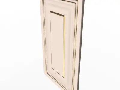 Kitchen Cabinet Door Classic 04 Low-poly 3D model