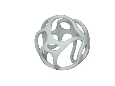 SciFi Cube Object No 19936 Low Poly Shape Texture