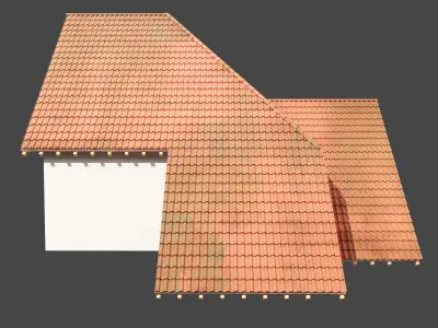 Realistic Roof Collections 25 3D model