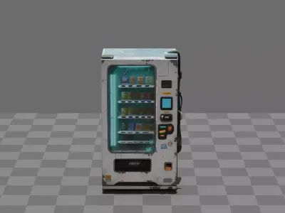 Cyberpunk Vending Machine  3D model