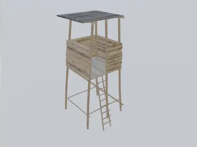High seat Free low-poly 3D model