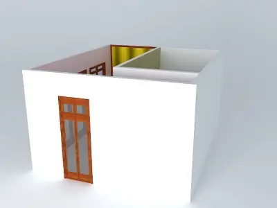 Living room interior Free 3D model