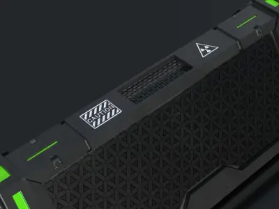 Sci Fi Box v6 Low-poly 3D model