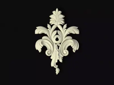 dekor ornament 3D model 28