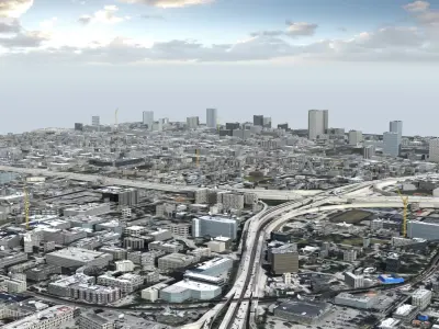 Miami Wynwood District 3D model
