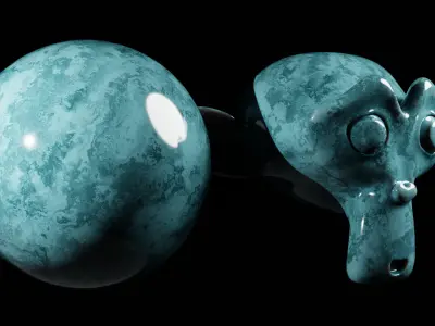 Procedural Aqua Marble Texture PBR Texture