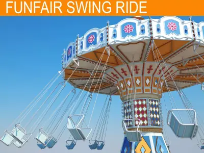 Funfair Ride 3D model