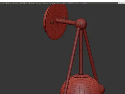 Bickley Wall Sconce Low-poly 3D model