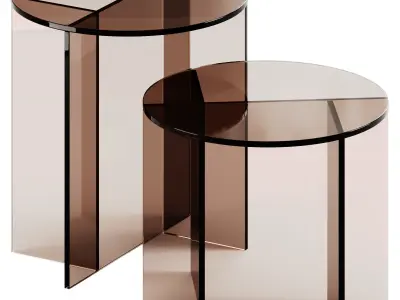 SESTANTE Round Side Table by Tonelli Design 3D model