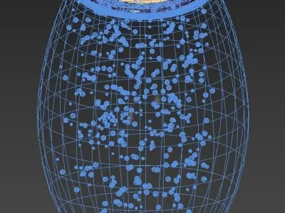 Pendant Modern LED Pendant Lamp Nordic Light Fashion Restaurant 3D model