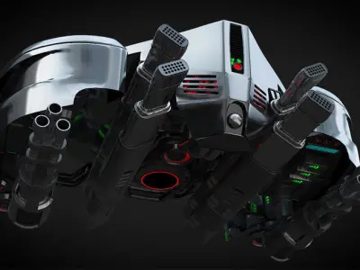 alien drone 3D model