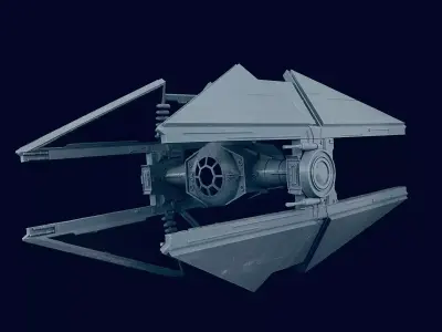 TIE Avenger Prototype 3D print model