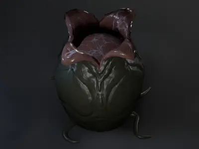 Ovomorph Low-poly 3D model