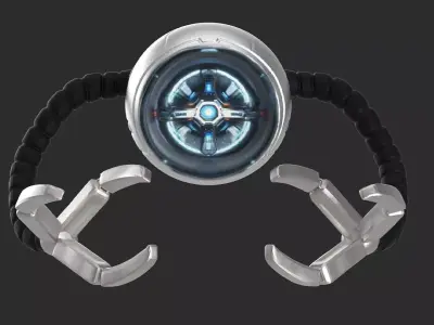 Droid avengers watch Low-poly 3D model